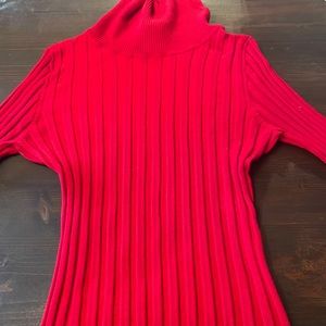 turtle neck extra large women’s rose red